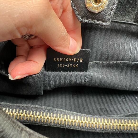 Fendi Black Leather Tote Bag - Picture 16 of 16